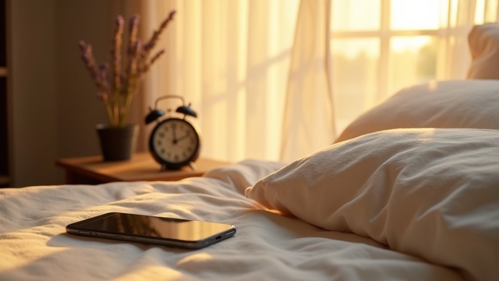 consistent sleep and digital detox